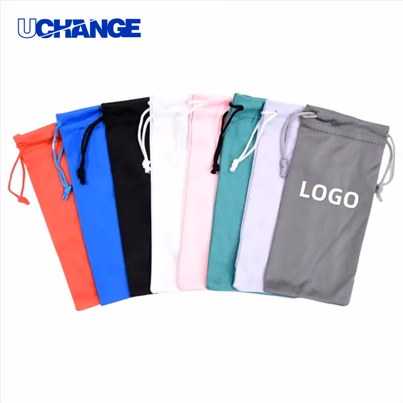 Microfiber Glass Cleaning Cloth Pouch for Eyewear