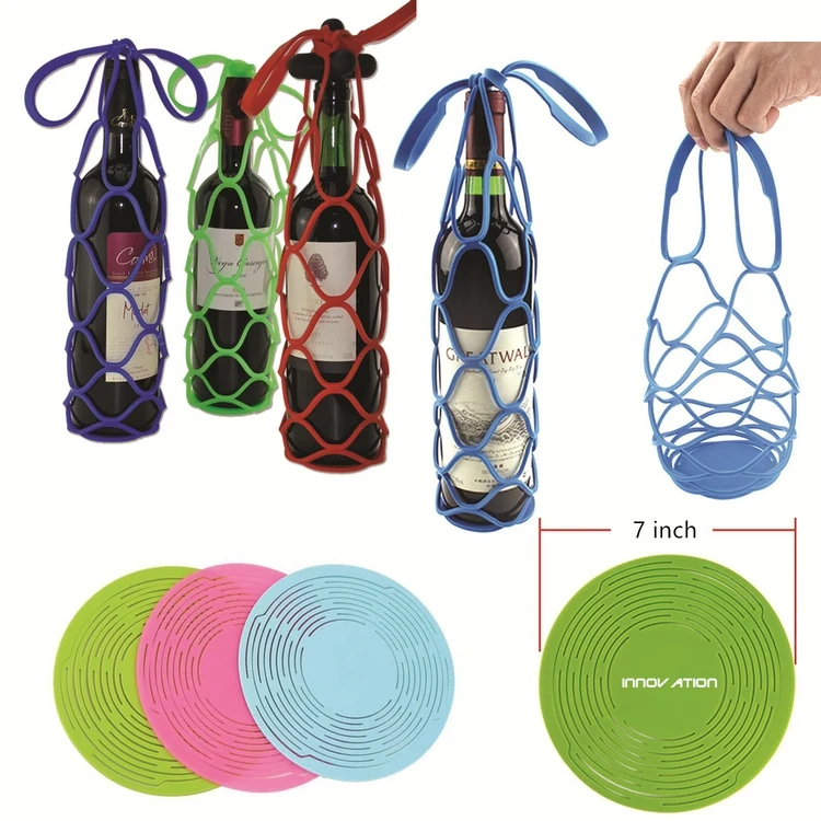 Silicone Wine Bottle Carrier 1
