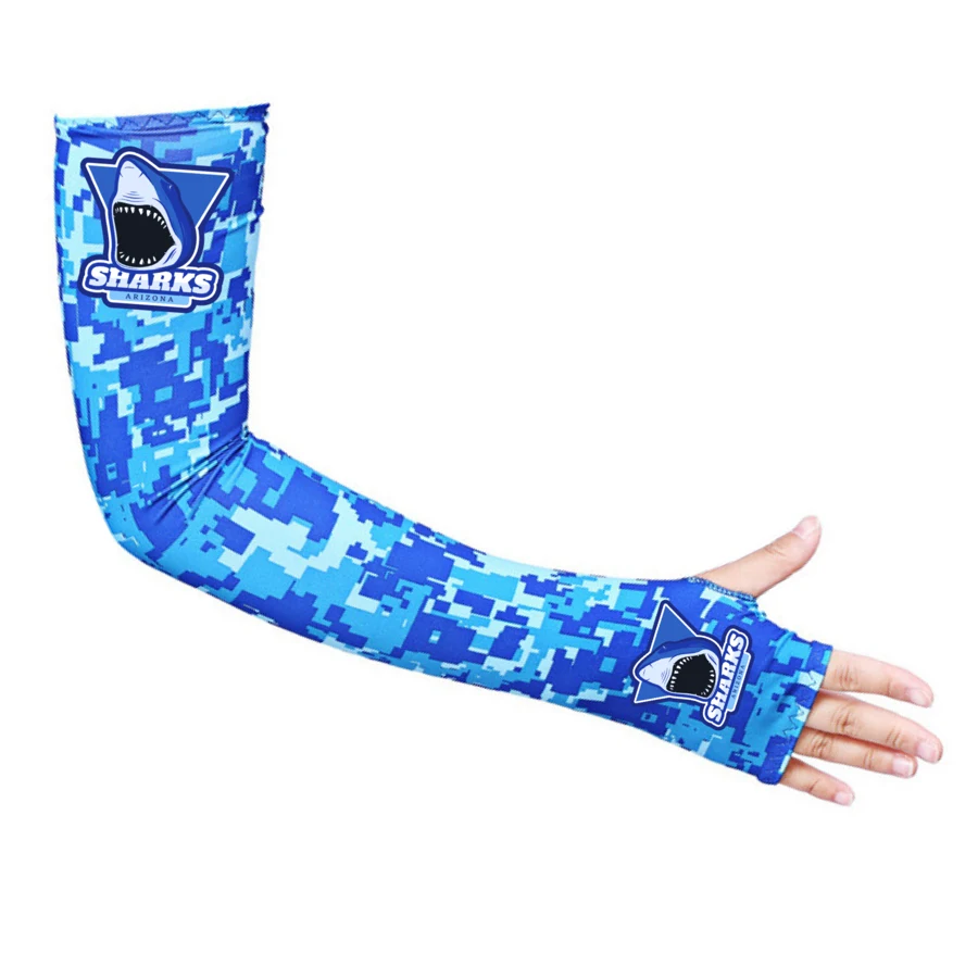 Kids' Sublimation Compression Sleeves w/ Thumbhole 1