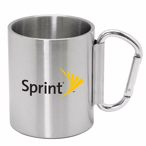 Hamburg - 9 oz Stainless Steel Clip Mug