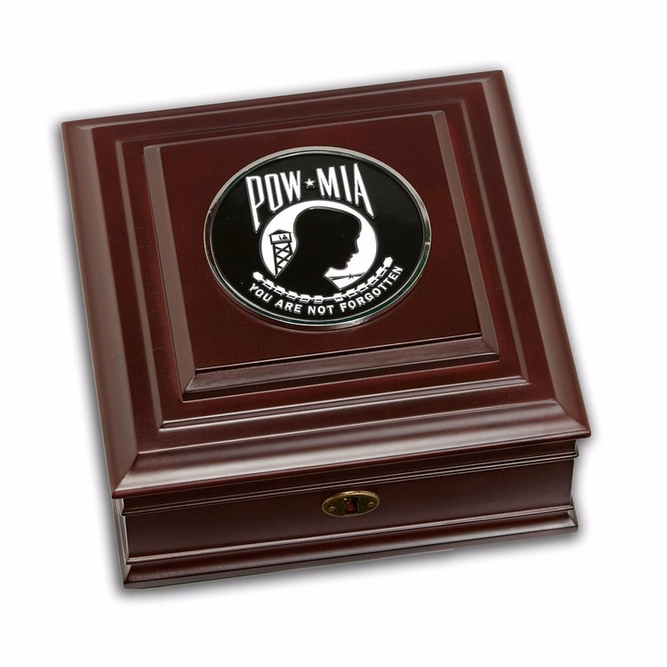 POW MIA Medallion Desktop Box
