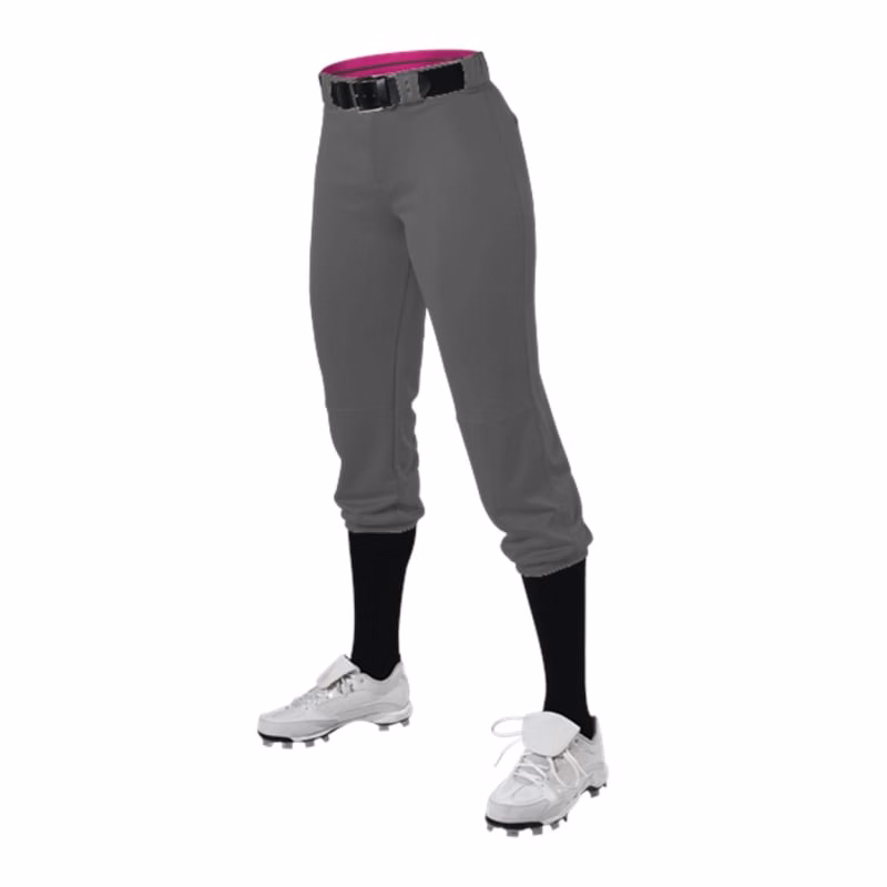Alleson Athletic Girls' Premium Fastpitch Softball Pants With Belt Loops - 615PSG