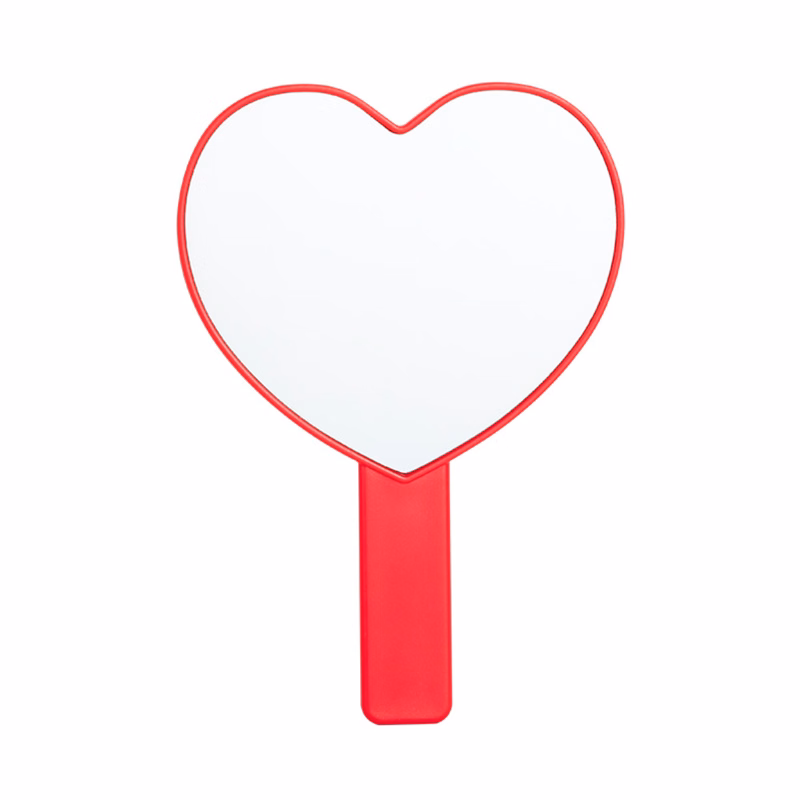 Custom Cute Heart-shaped Mirror