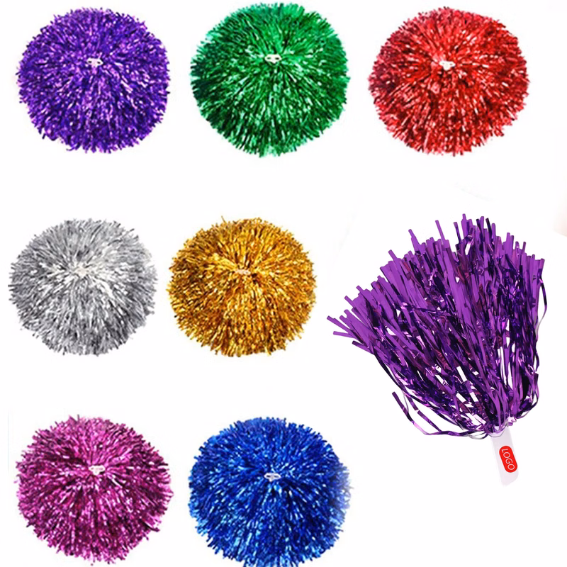 Metallic Cheerleader Poms