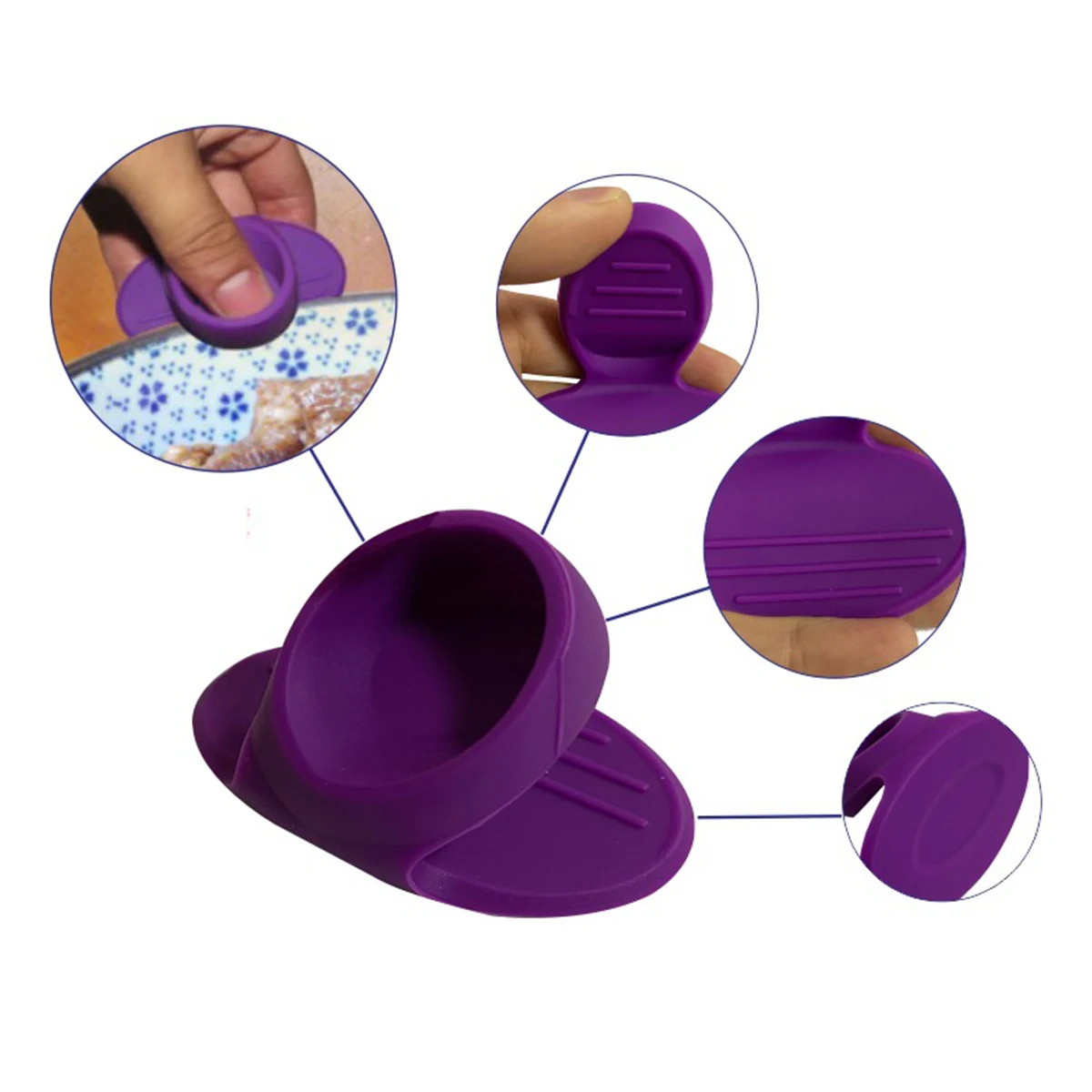 Food grade silicone material Silicone Oven Mitts Pot Holders 1