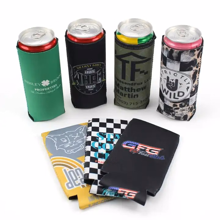 Neoprene 24oz Tall Boy Can Collapsible Cooler