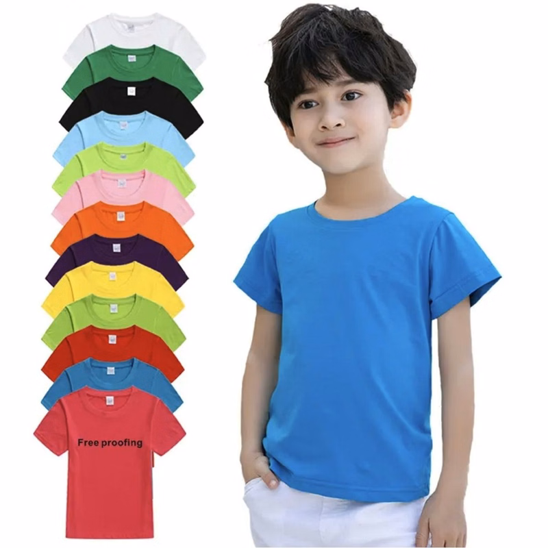 Kid's Crewneck T-shirt Stock