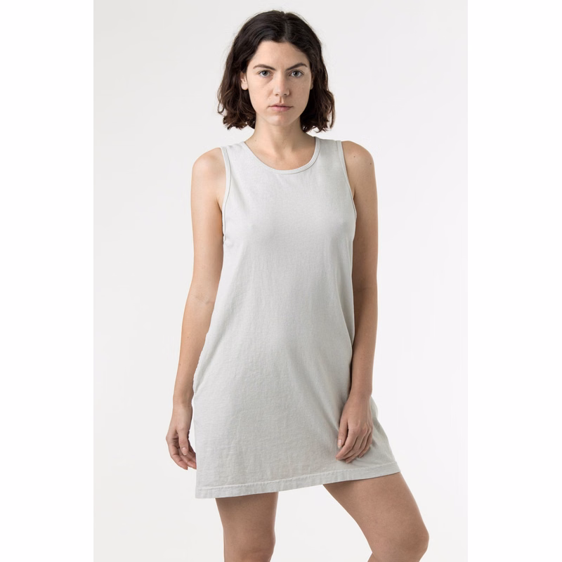 6.5 OZ GARMENT DYE TANK DRESS