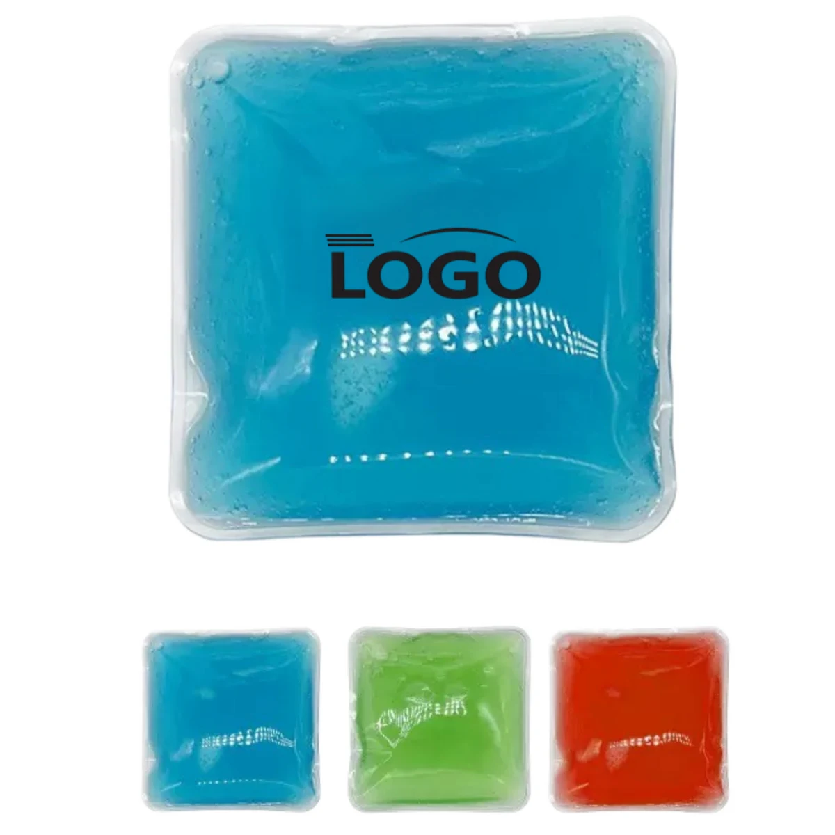 Square PVC Reusable Gel Cold Pack 1