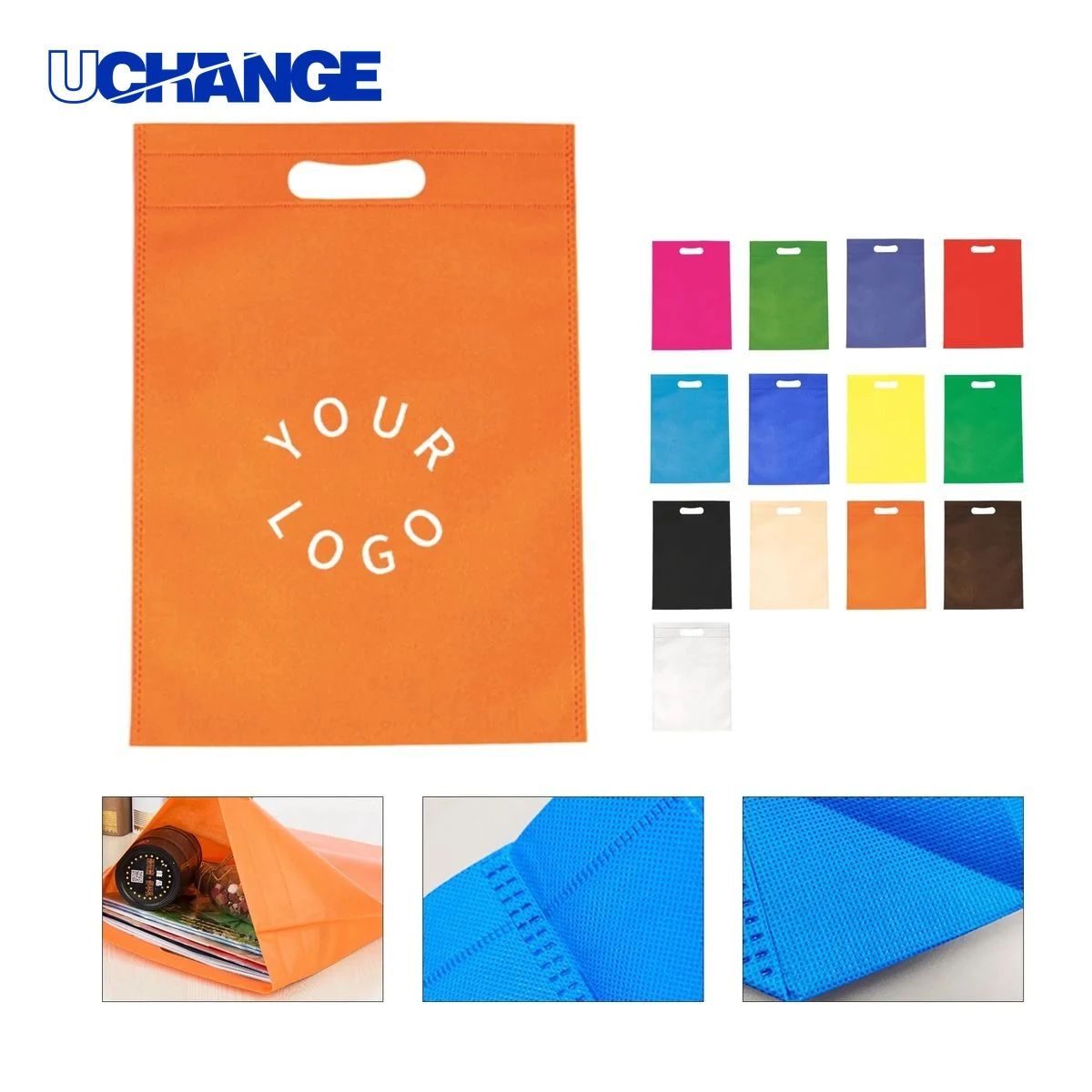 Custom Non Woven Tote Bag with Large Print Area 1