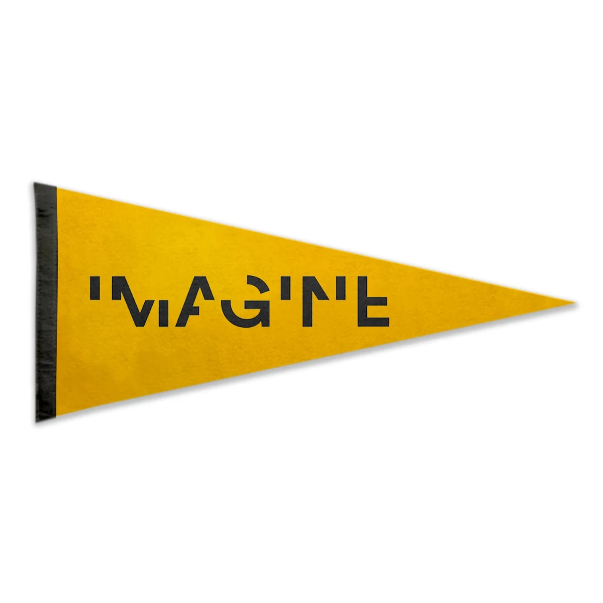 4" x 10" Acrylic Felt Pennant without Pole - Silk Screen 1
