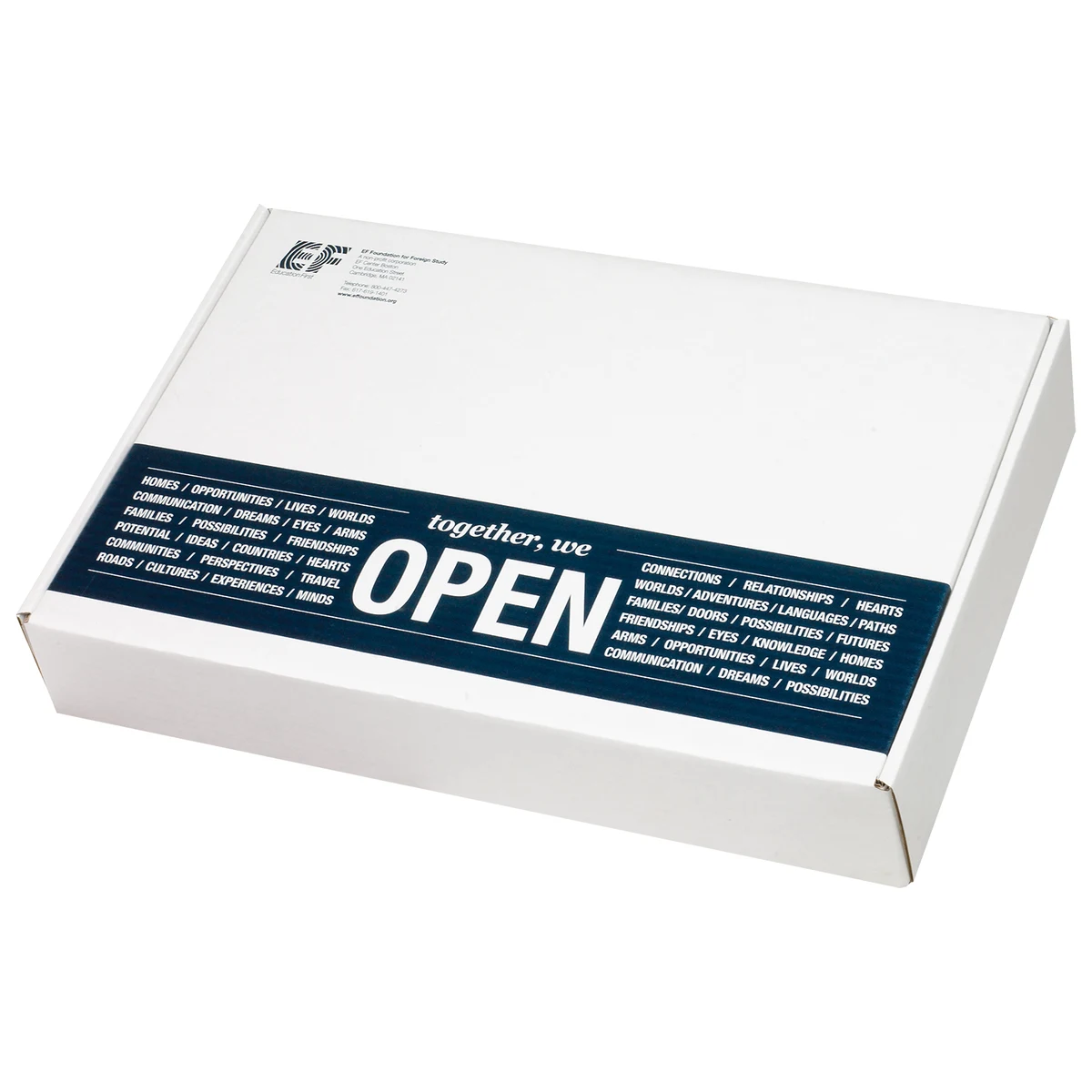 18" x 12" x 3" - B-Flute Outside Tuck Box 1