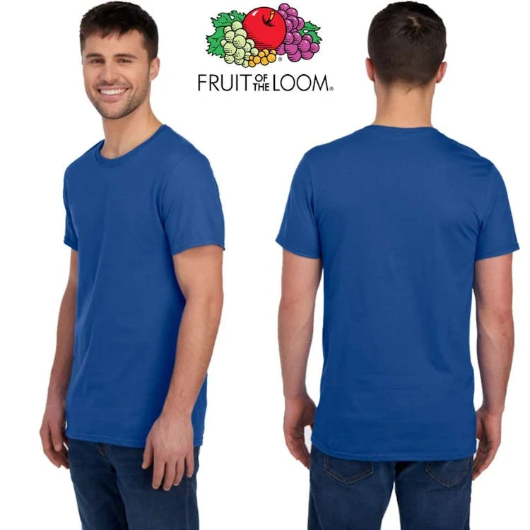Fruit of the Loom Unisex T-Shirts - Size XL Royal Blue 1