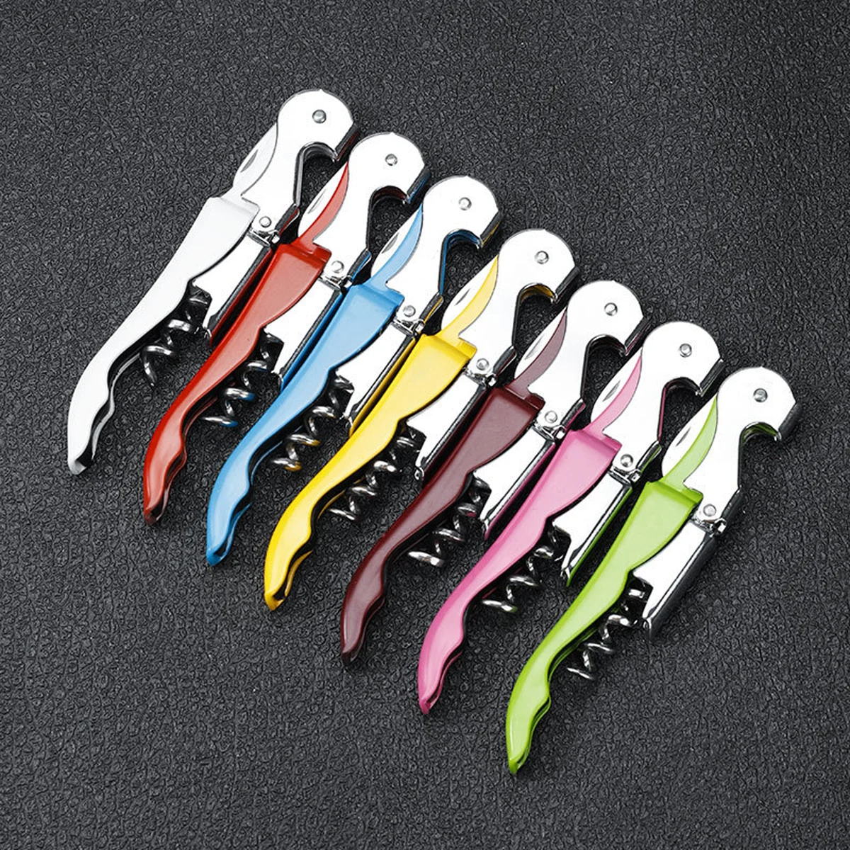 Stainless Steel Wine Bottle Opener with Foil Cutter 1