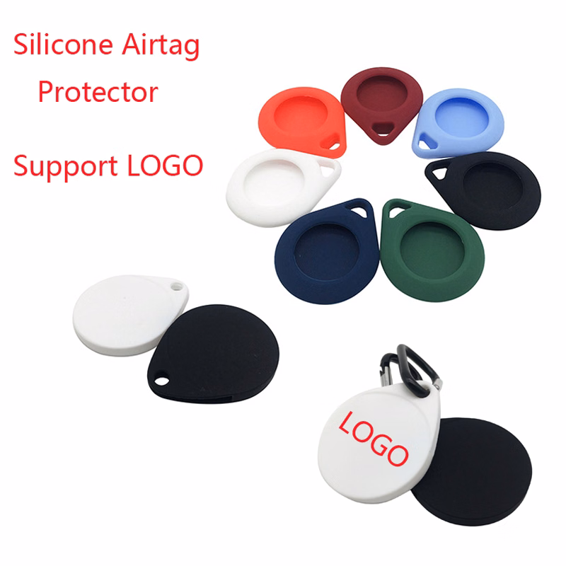 Silicone Airtag Anti-Lost Protectors w/Carabiner
