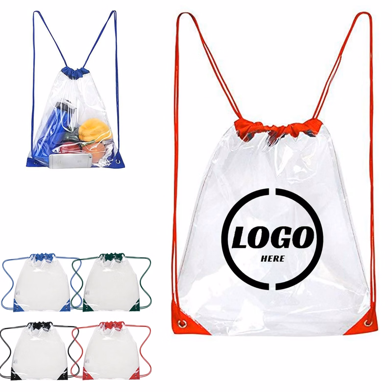 Clear Pvc Bag with Drawstring