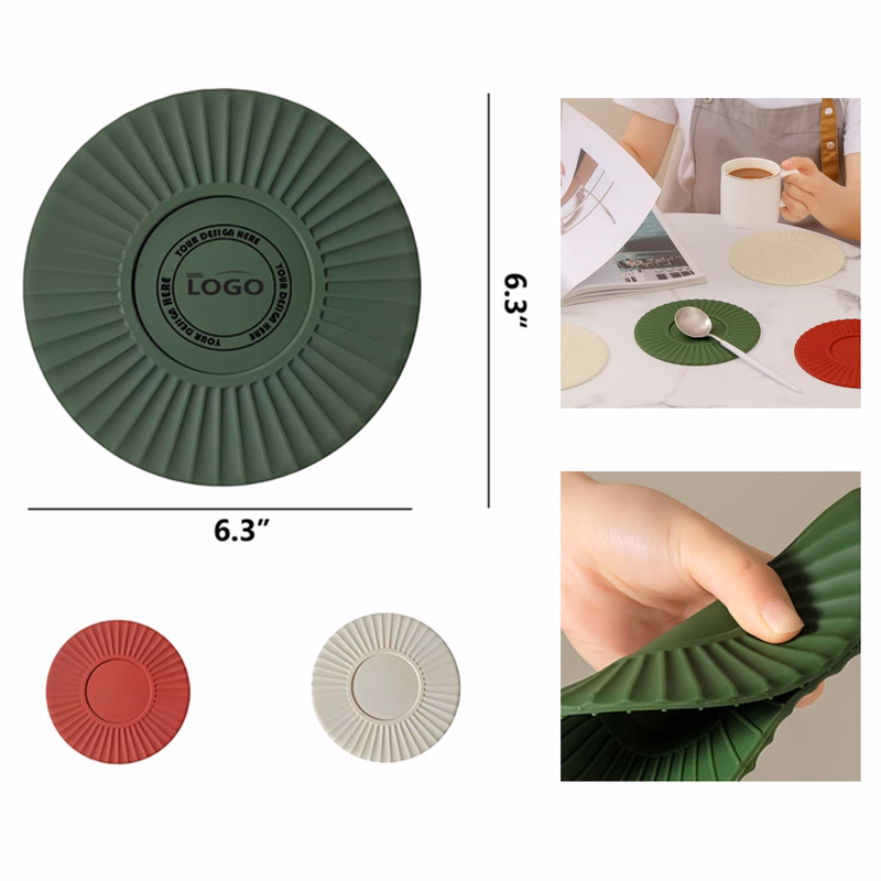 Reliable Food Grade Heat Resistant Silicone Non - Slip Coaster