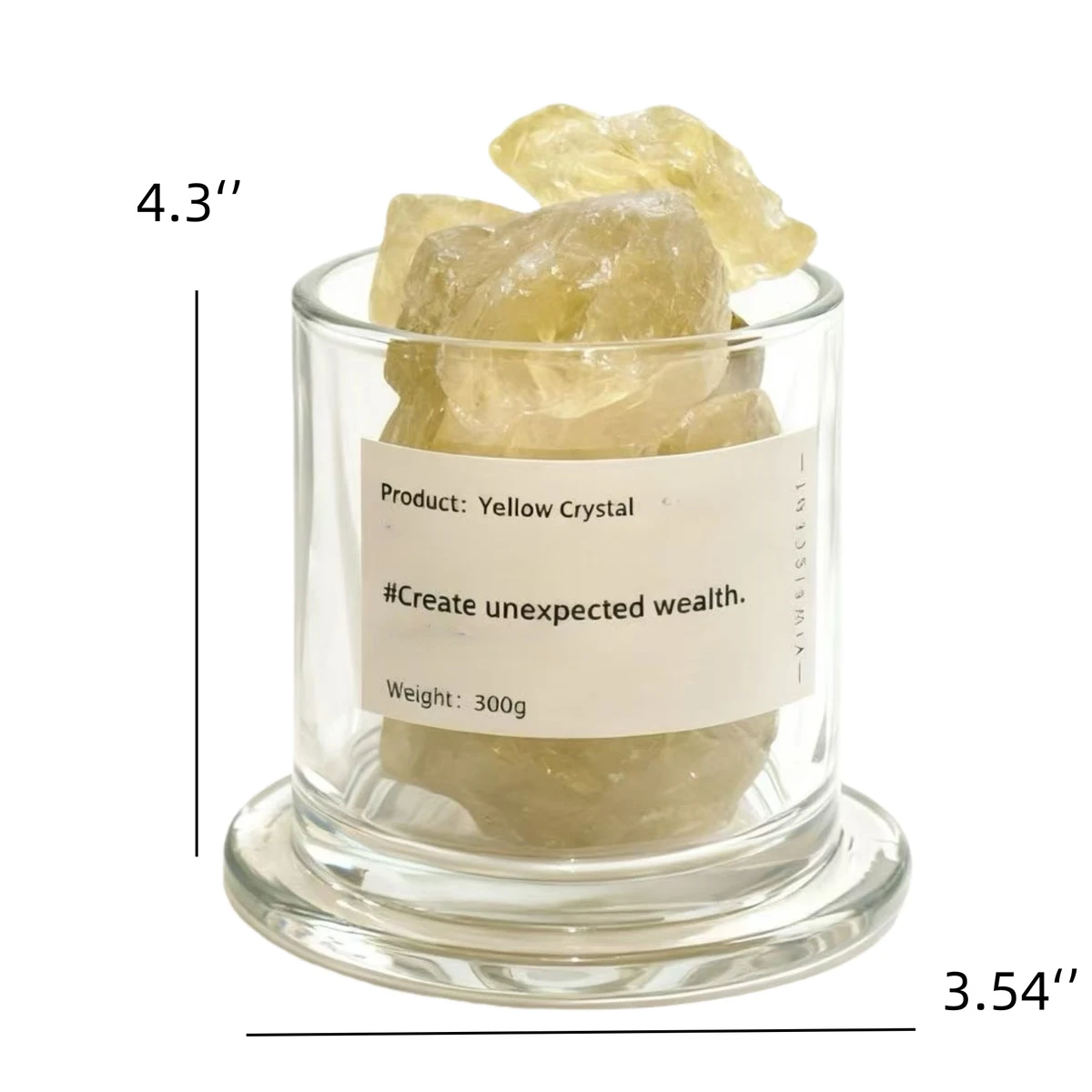 Brazilian Crystal Aroma Diffuser Stone w/Jar 1