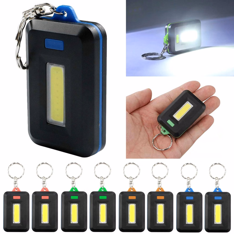 COB LED Small Key Ring Flashlight