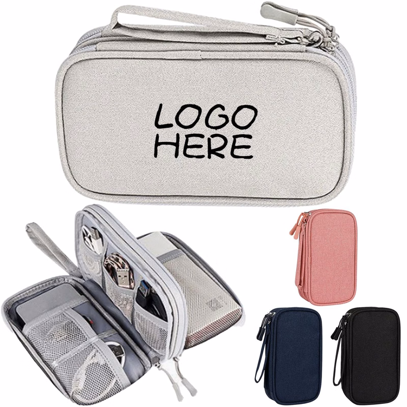 7*4 Inch Double-Layer Cable Storage Case