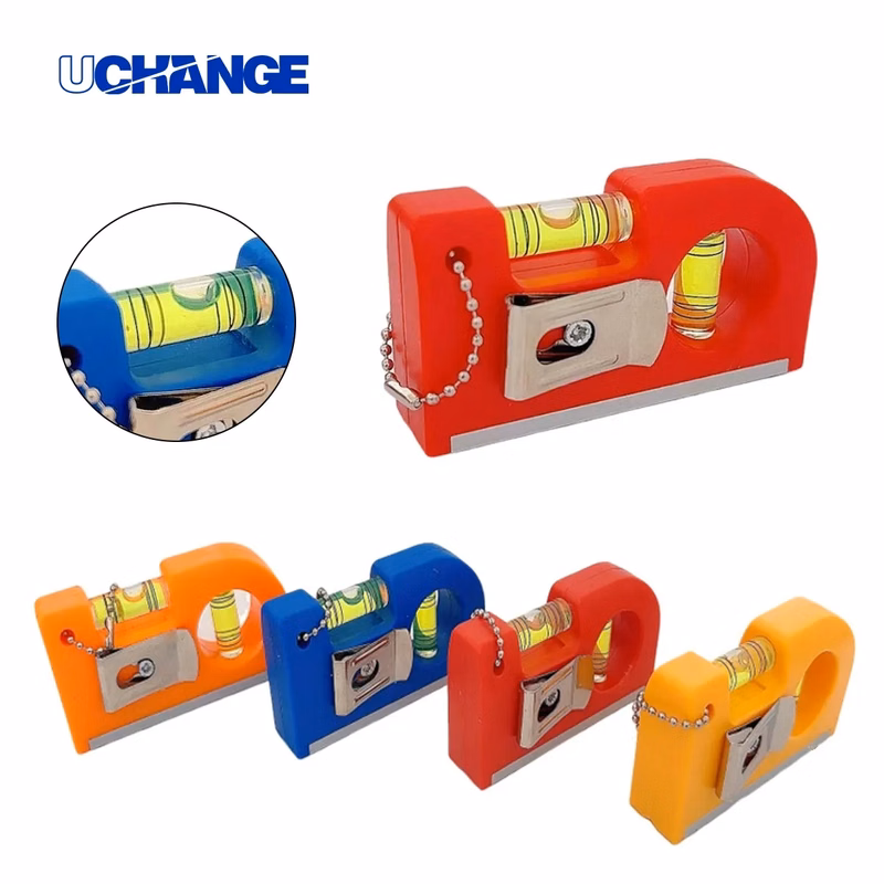 Mini Multi Tool Level With Pencil Sharpener And Keychain