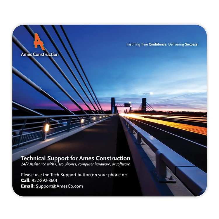 Mouse Carpet™ Antimicrobial Fabric Mouse Pad (7.5"x9"x1/8") 1