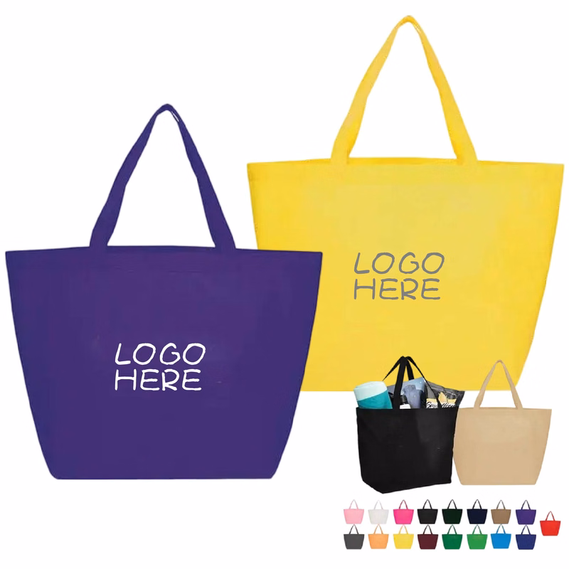 Non-Woven Budget Shopper Tote Bag(20"Wx13"H)