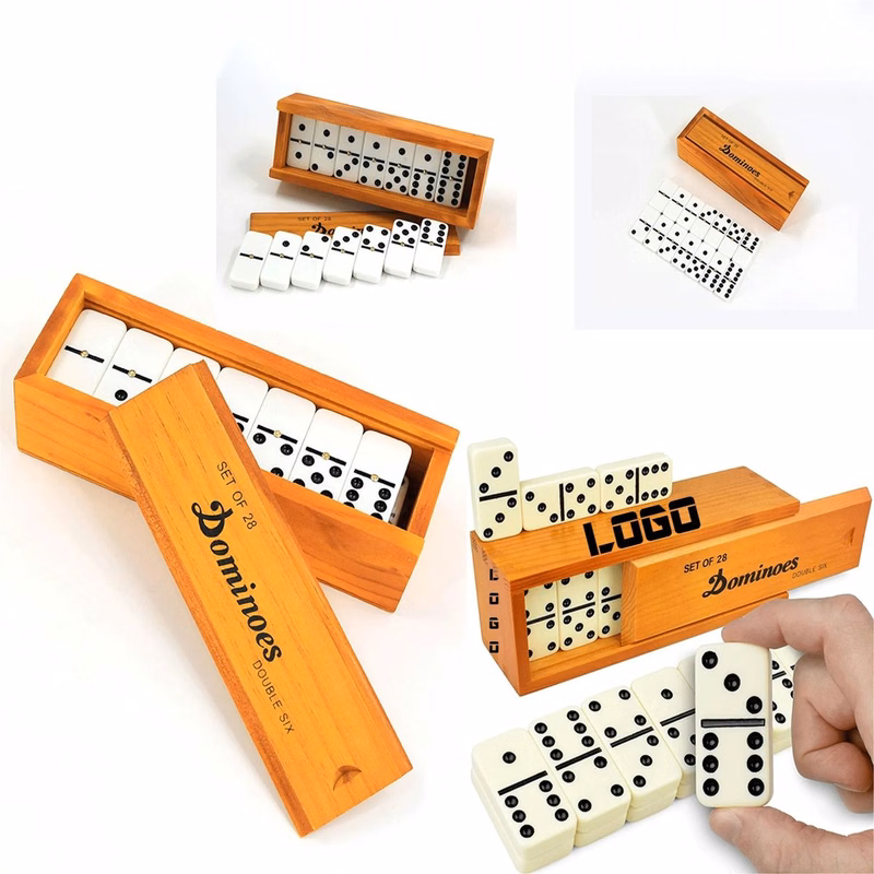 Jumbo Domino Game With Wood Box