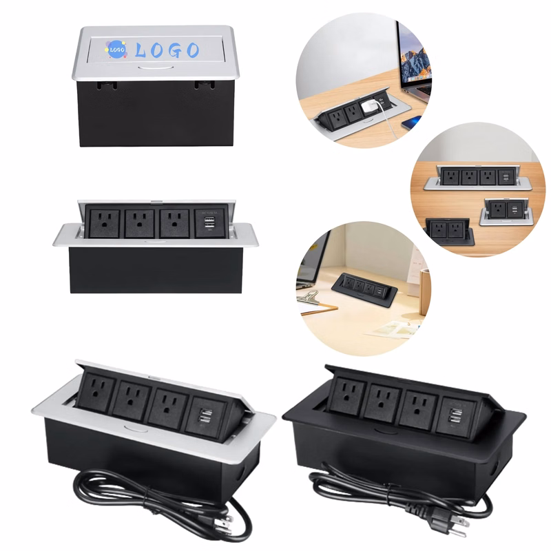 Hide Embedded Power Strip Extender With 1.5m Wire