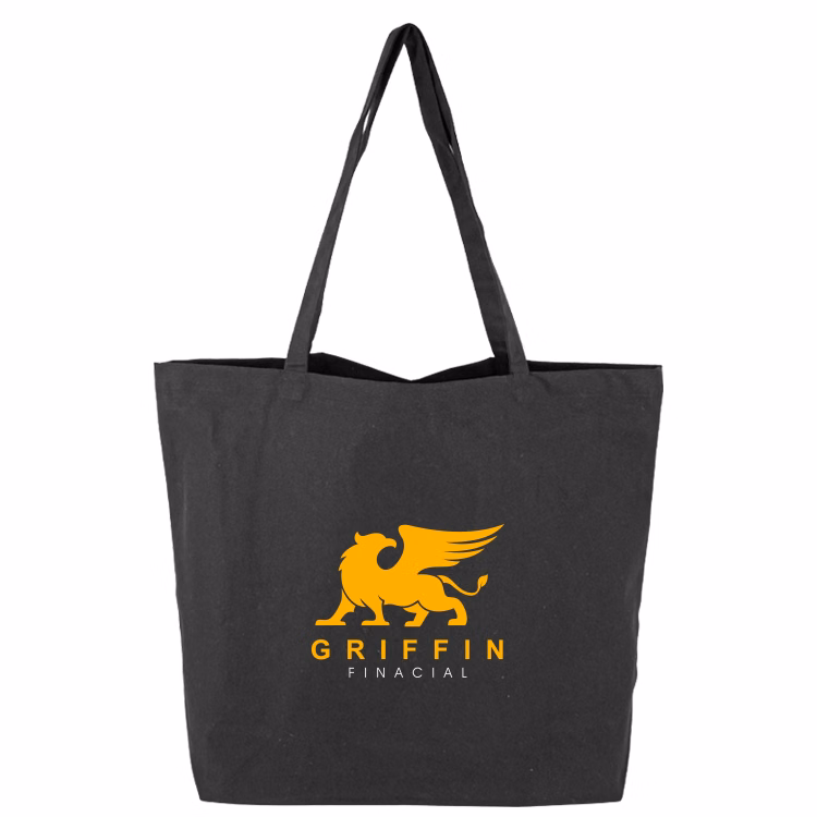 Black Jumbo Cotton Tote