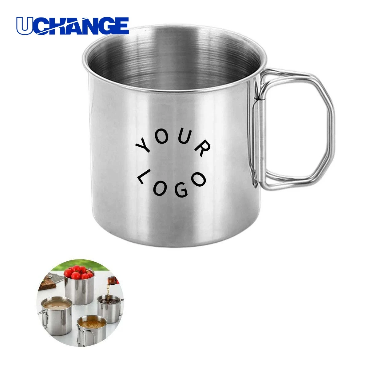 Stainless Steel Cup 12 oz for Camping and Travel 1