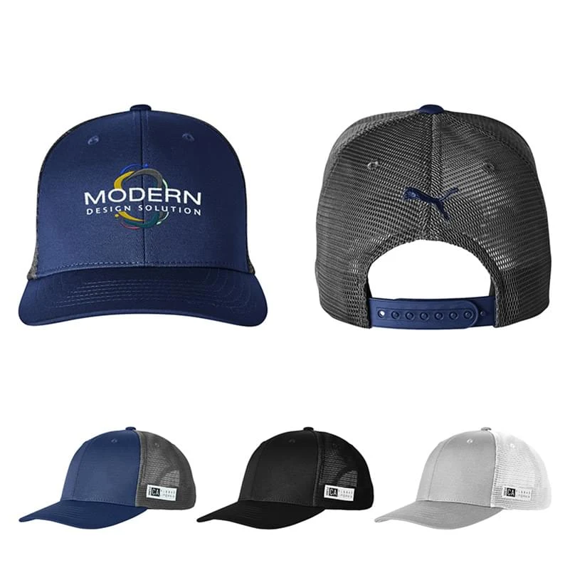 PUMA® Golf Adult 110 Snapback Trucker Cap 1