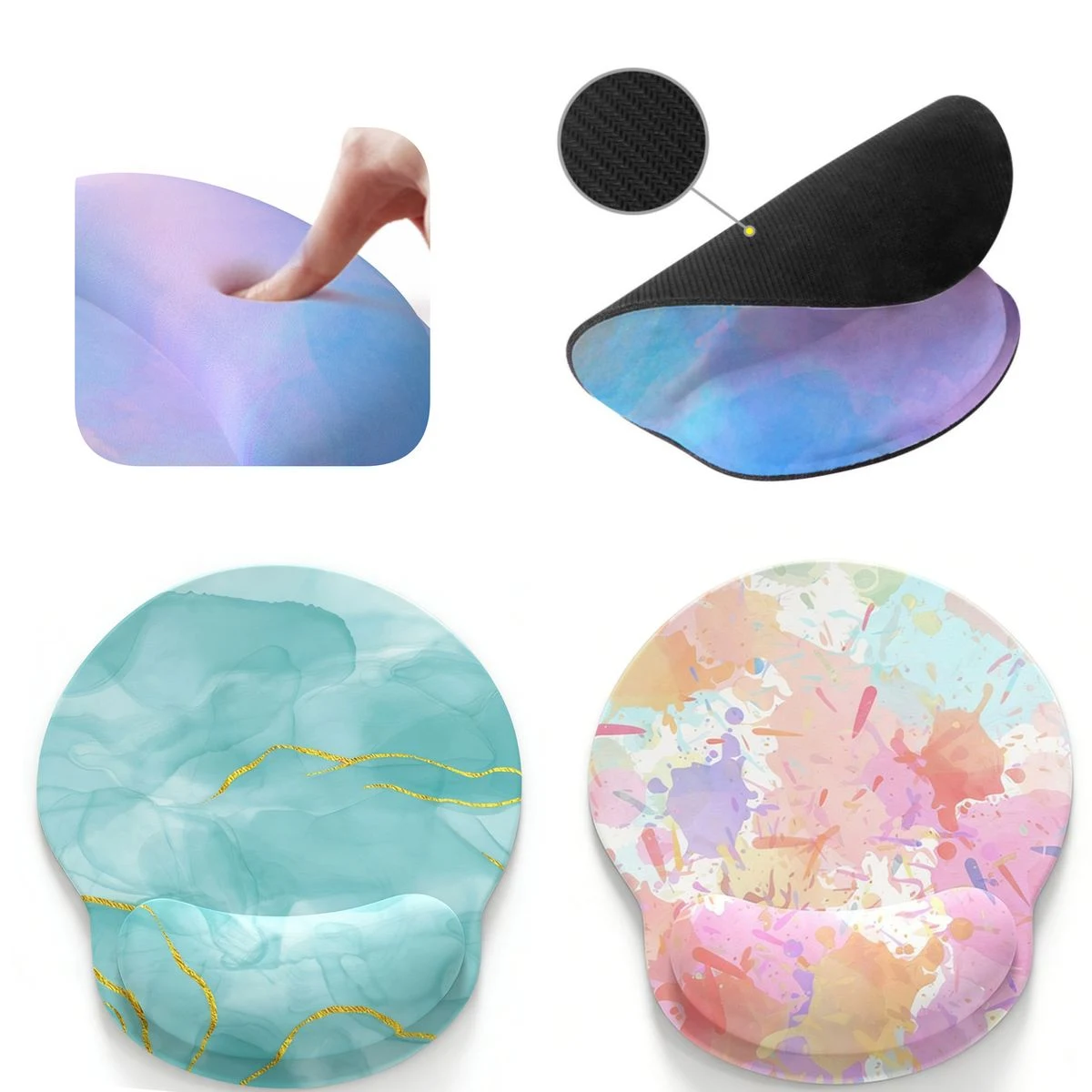 Silicone Mouse Pad With Wrist Support 1