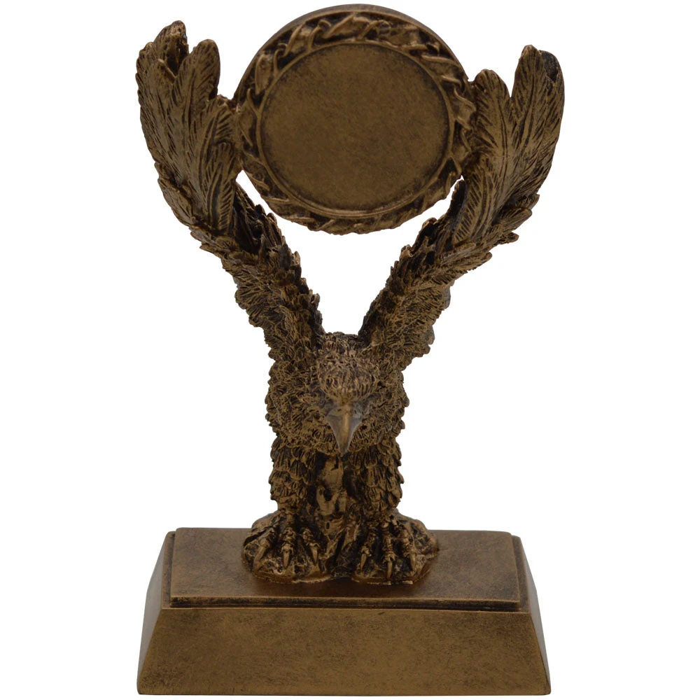 8" Eagle Resin With Logo Holder 1