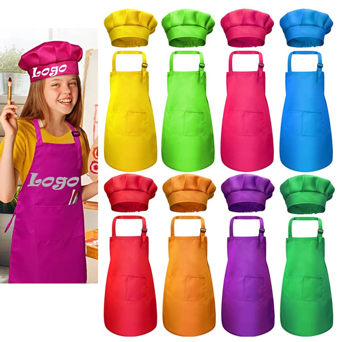 Kids Cotton Apron 1
