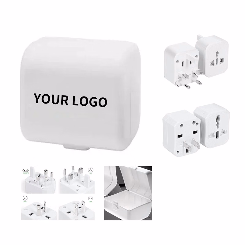 Compact ABS Power Adapter for International Trips