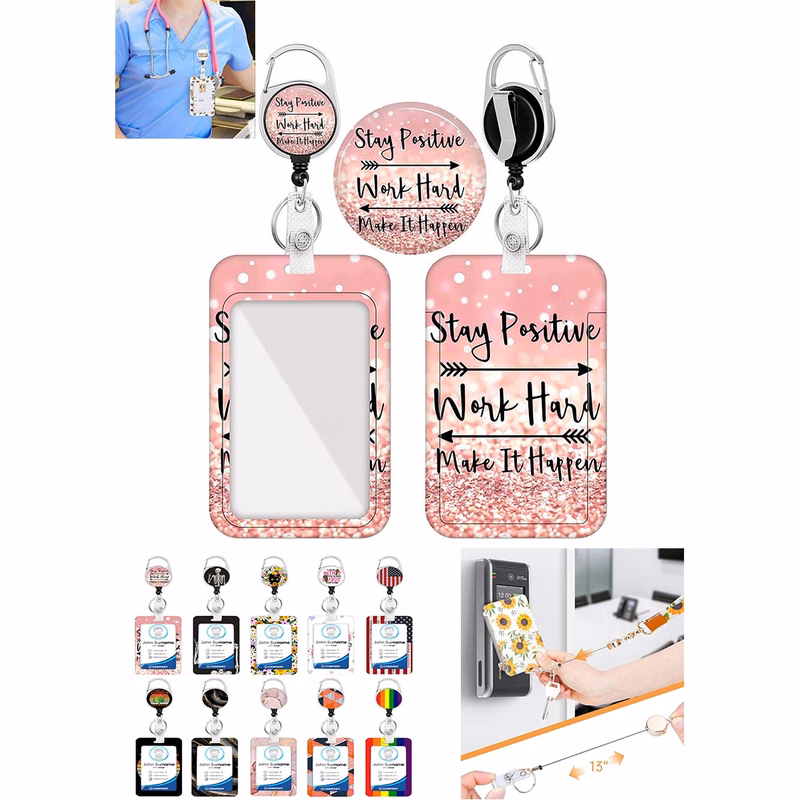 ID Badge Holder with Breakaway Lanyard