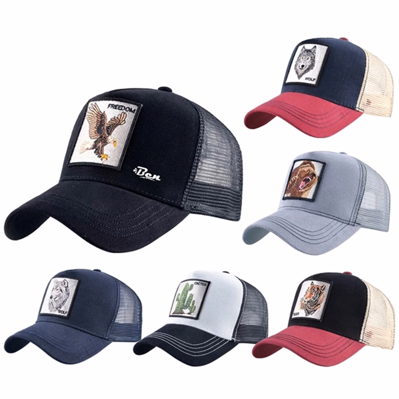 Animals Embroidery Baseball Cap