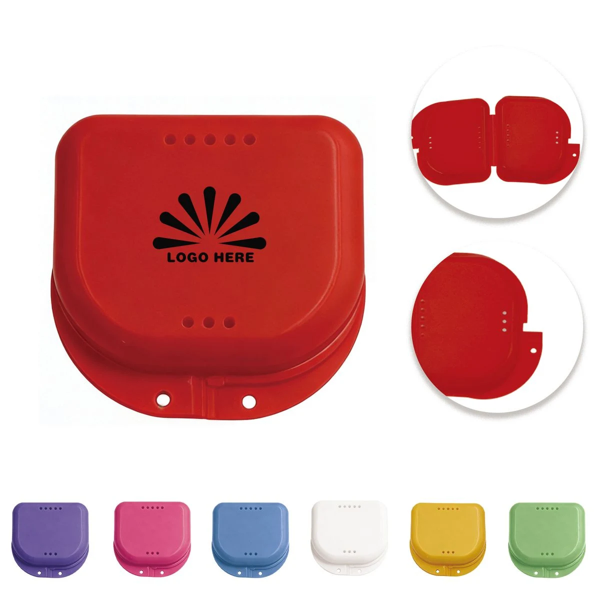 Dental Retainer Box With Vent Holes 1
