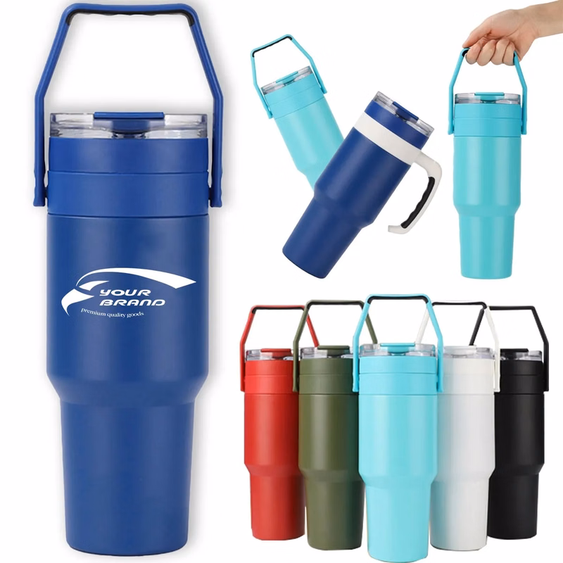 30/40 oz. Stainless Steel Insulated Tumbler with Straw Lid