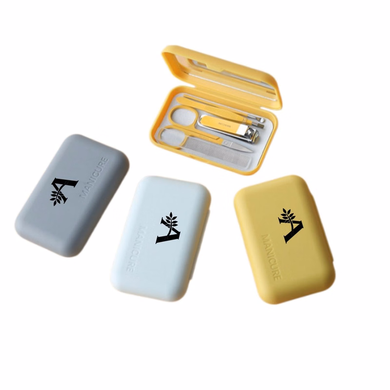 5 in 1 Manicure Set with Built in Mirror
