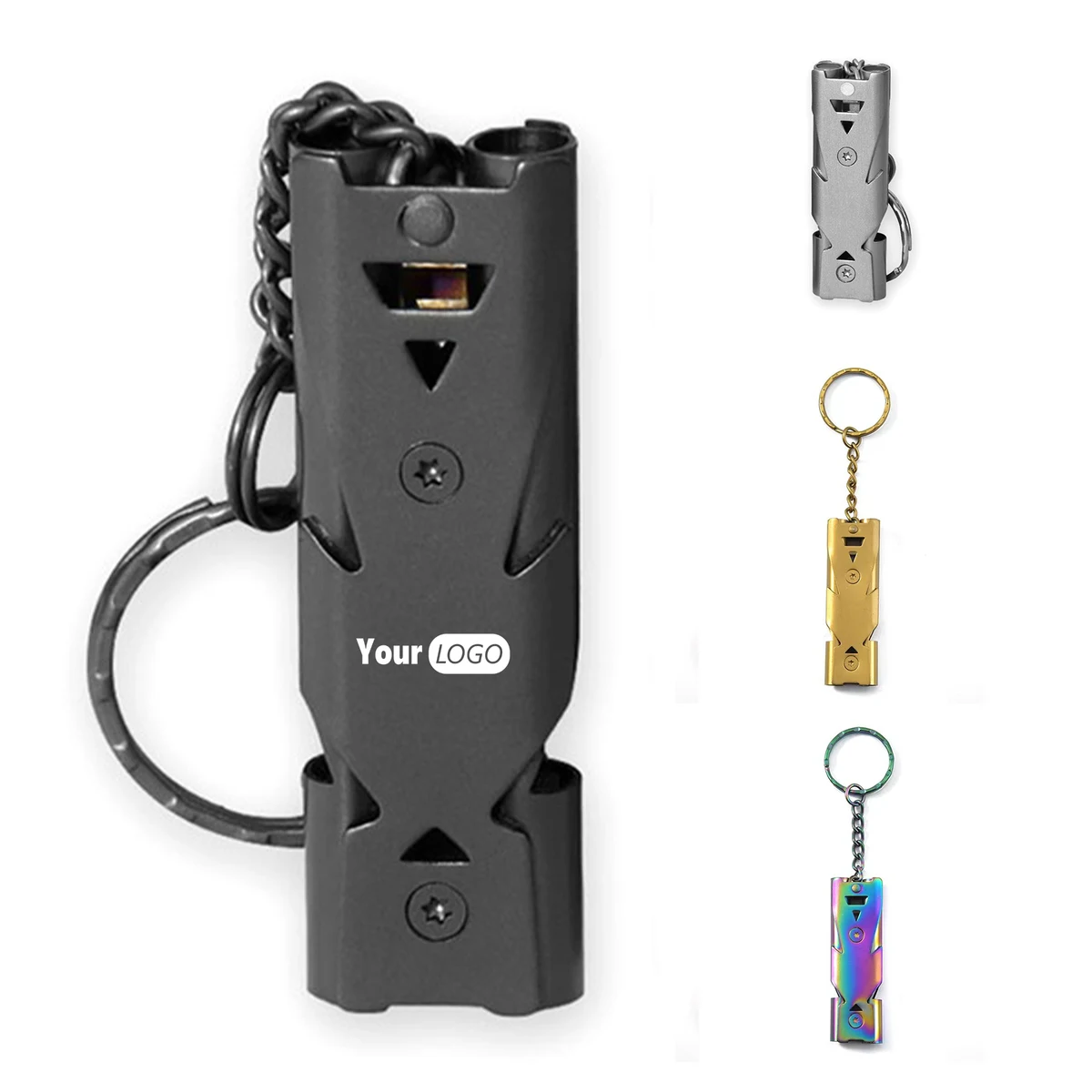Stainless Steel Outdoor Rescue Whistle 1