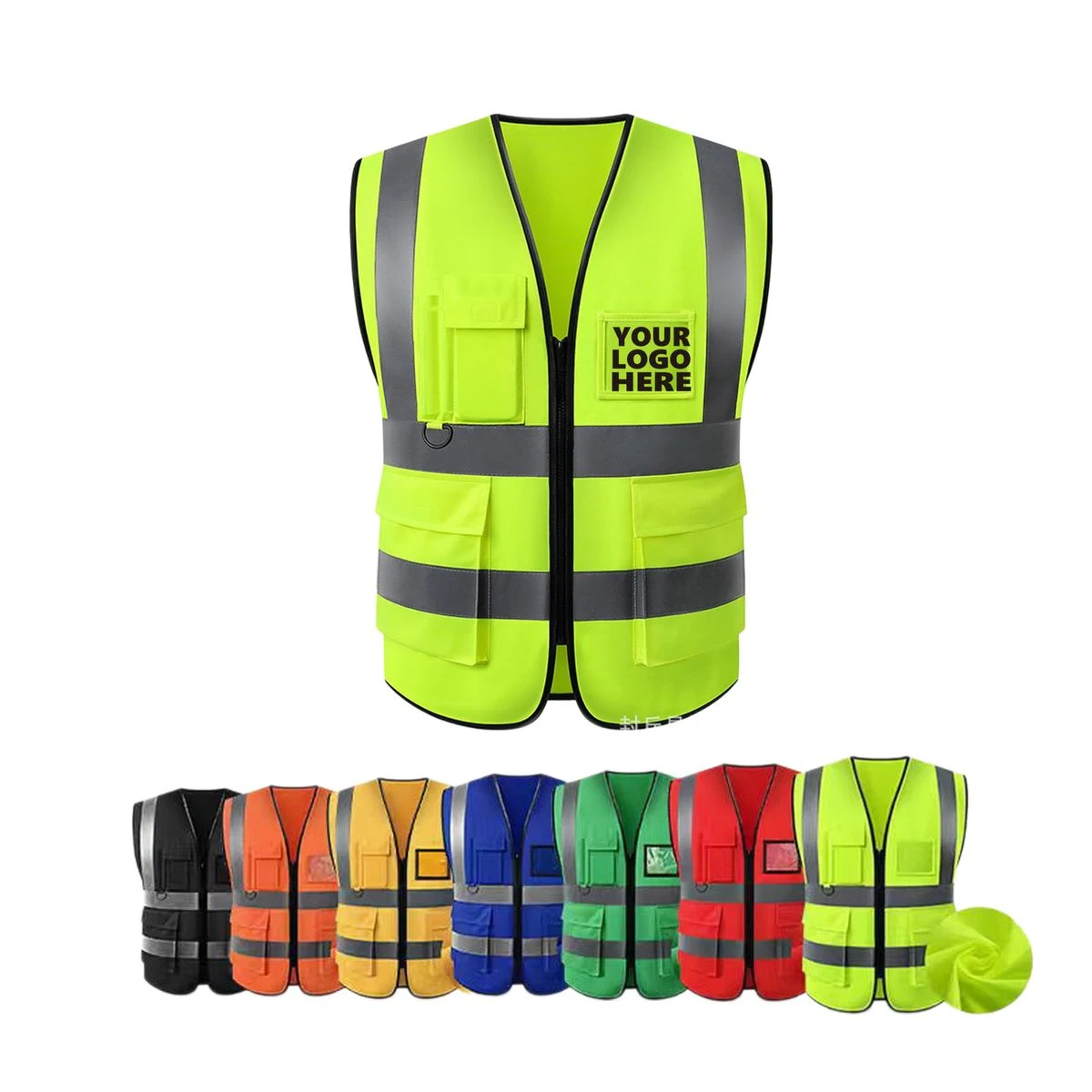 High Visibility Reflective Safety Vest with Pockets 1