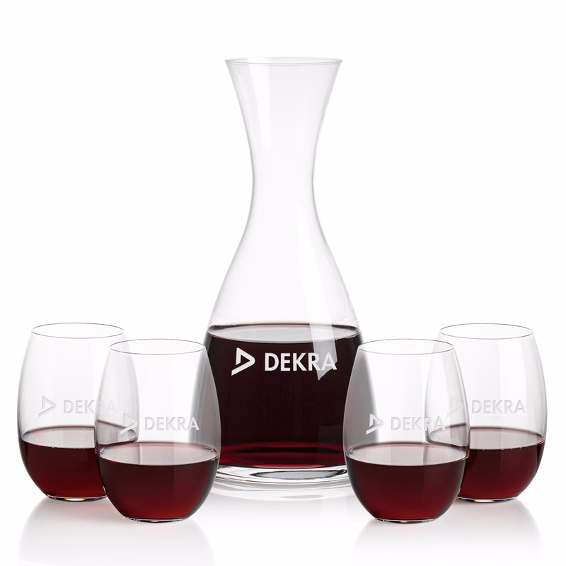 Barham Carafe & Carlita Stemless Wine
