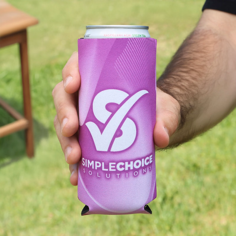 Neogreen™ Recycled can cooler 12 oz Slim