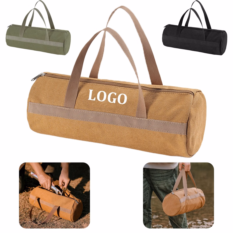 Camping Accessories Double Layer Tent Pole Pegs Storage Bag