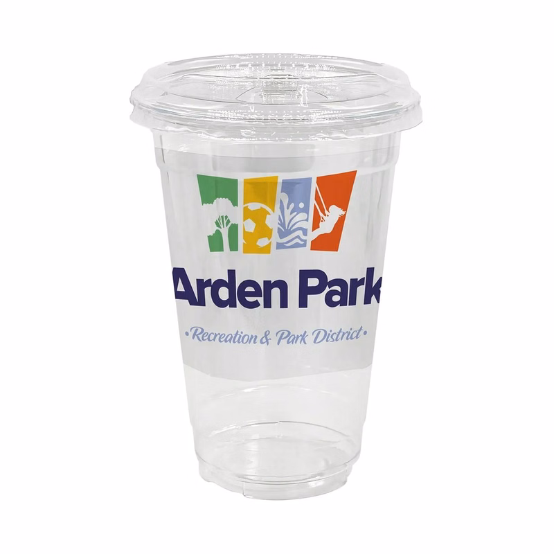 20 oz. Full Color Plastic Cup with Sip Top