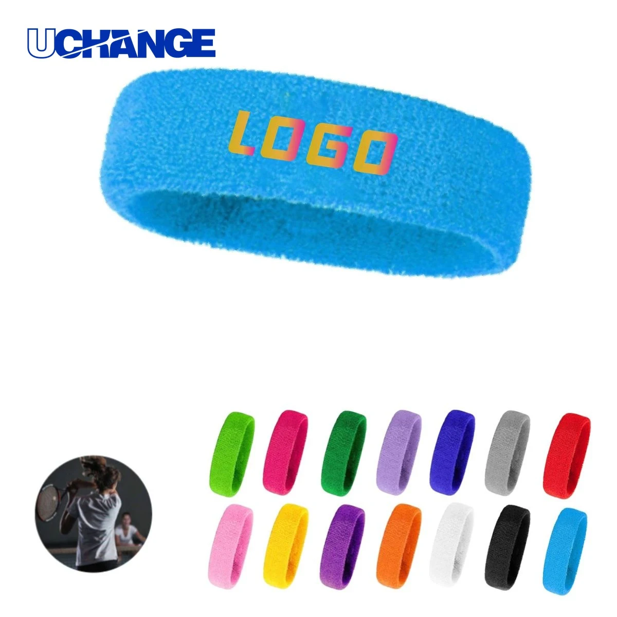 Sports Sweat-Wicking Headbands Set 1