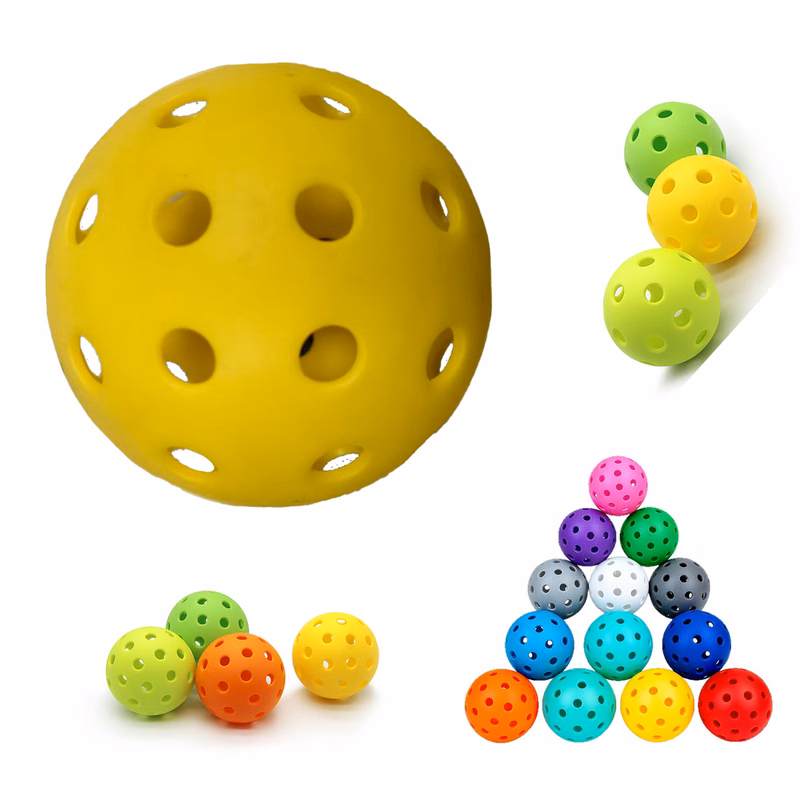 26-Holes Yellow Indoor Pickleball Ball