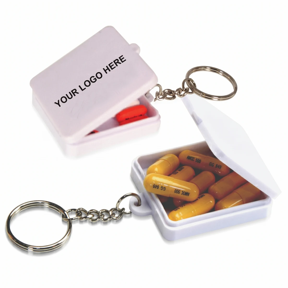 Pill Box Daily Keychain 1